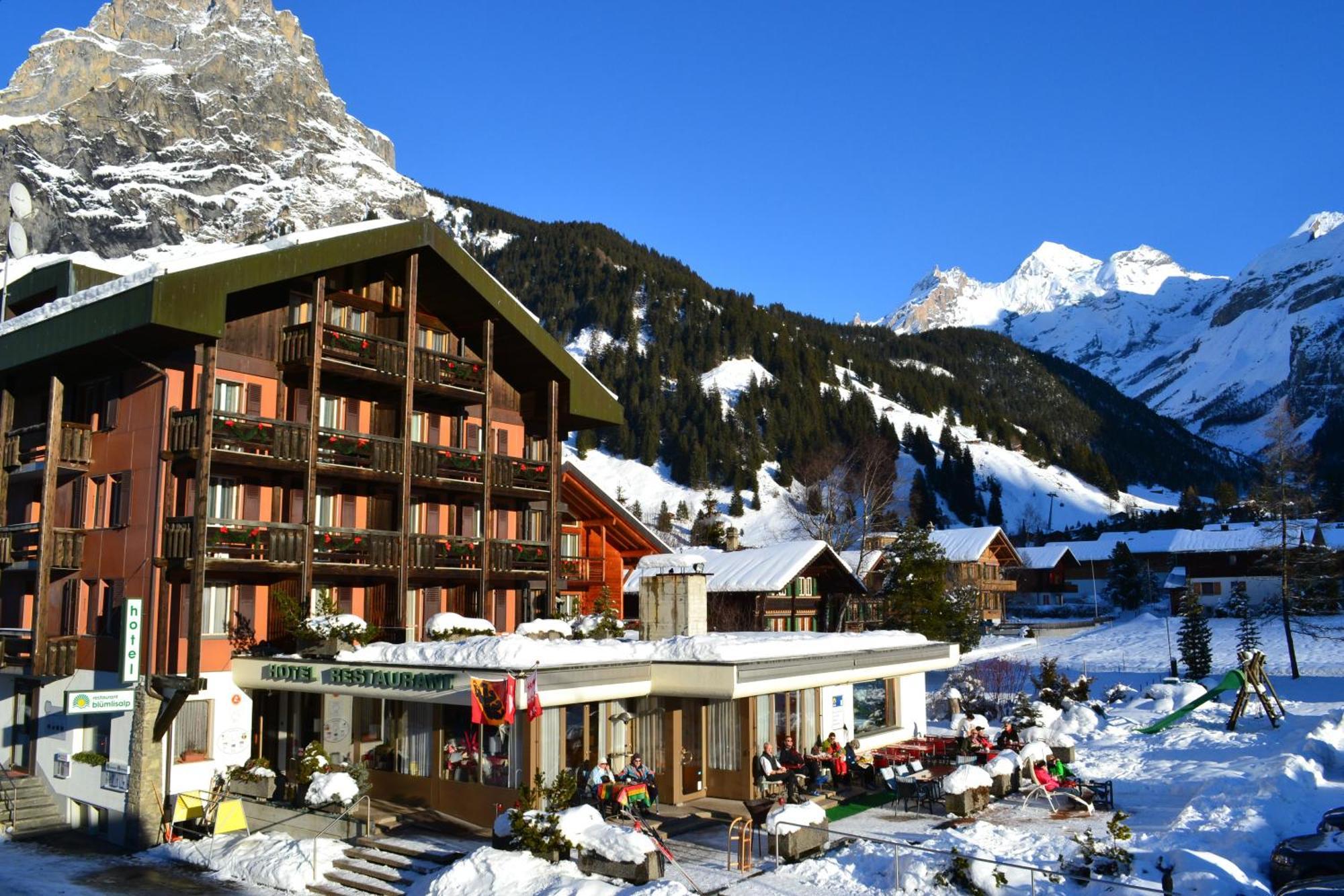 Hotel Bluemlisalp Kandersteg Exterior foto